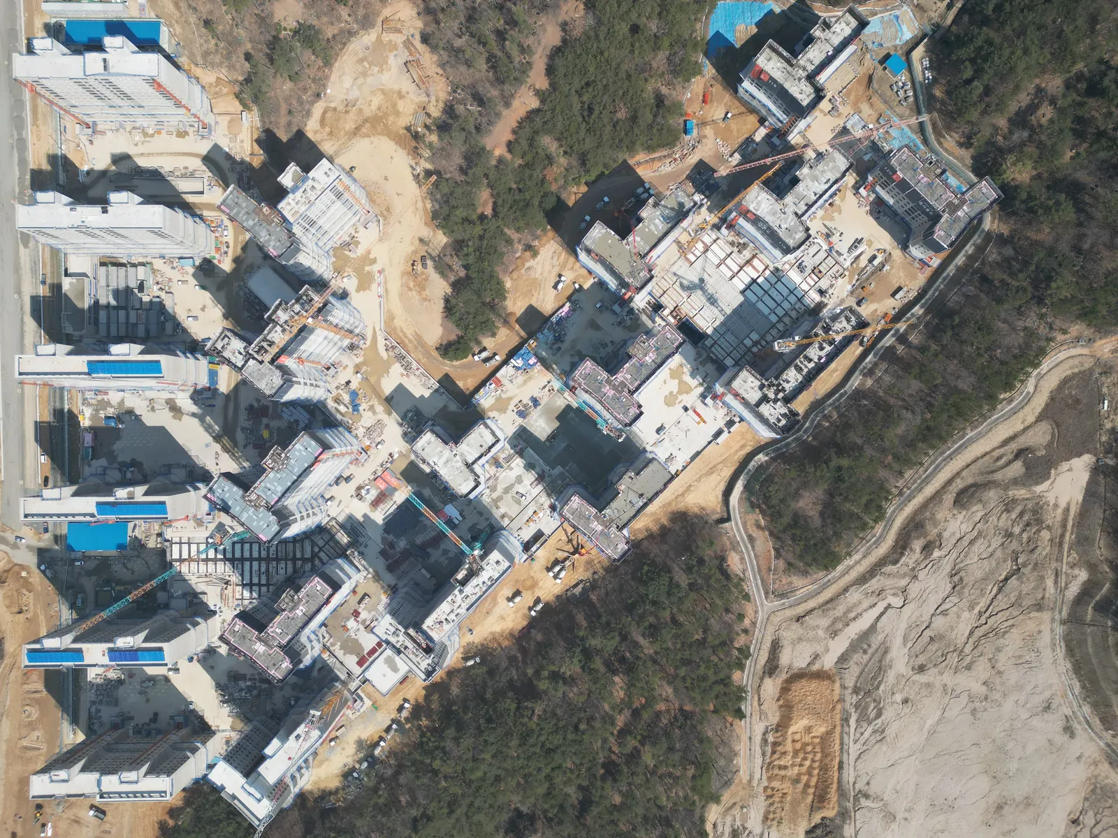 울산 다운2지구 우미린 더 시그니처 2025년 3월 공사 현장