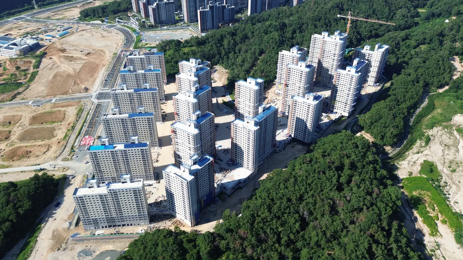 울산 다운2지구 우미린 더 시그니처 2025년 7월 공사 현장