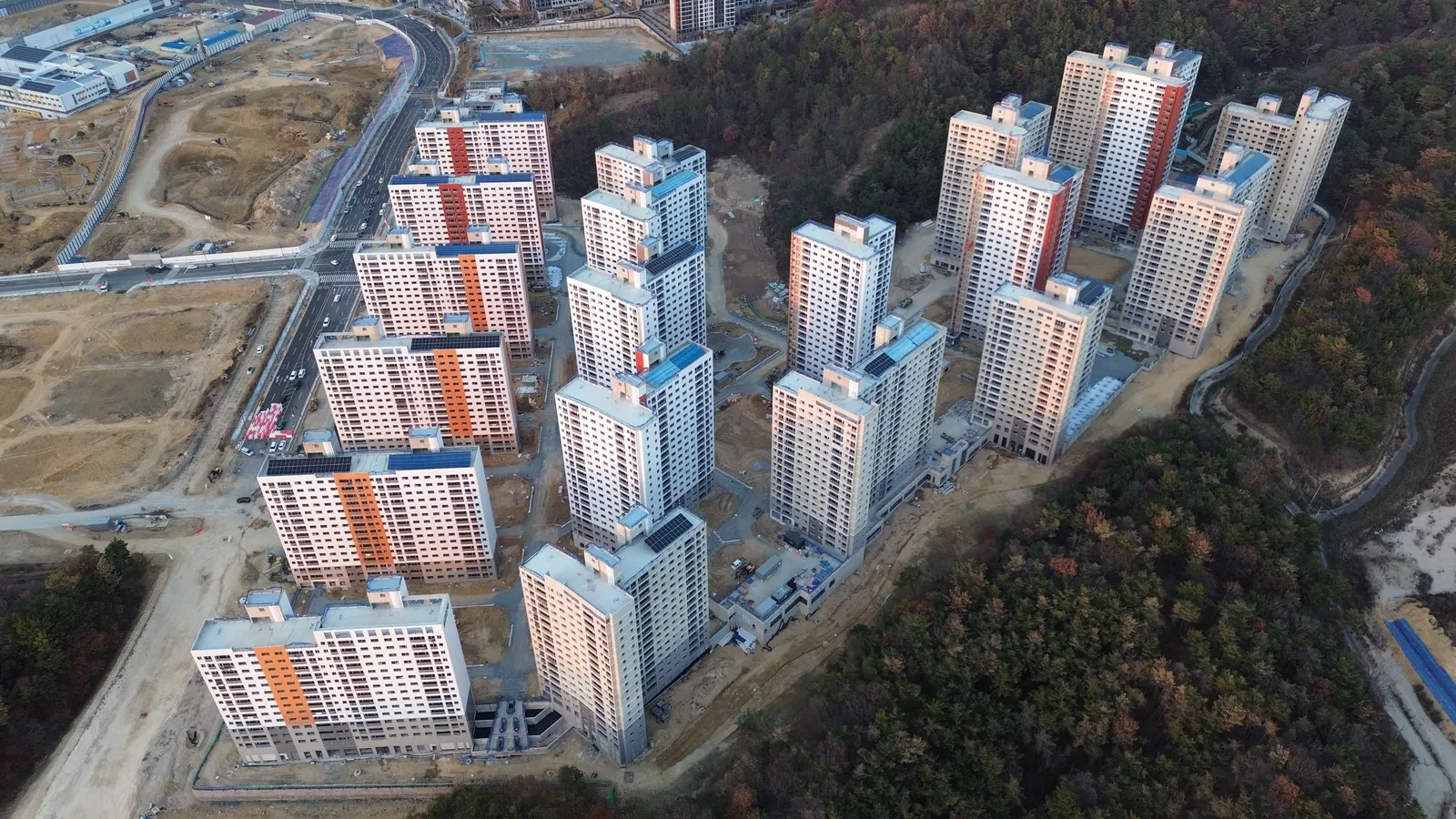 울산 다운2지구 우미린 더 시그니처 2025년 11월 공사 현장