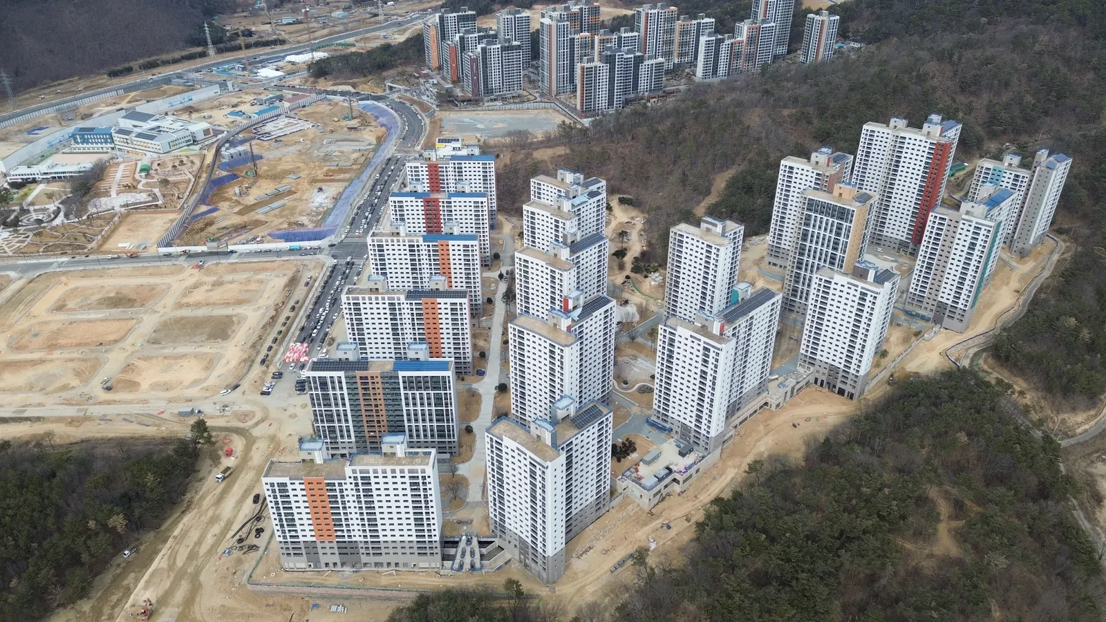 울산 다운2지구 우미린 더 시그니처 2026년 1월 공사 현장