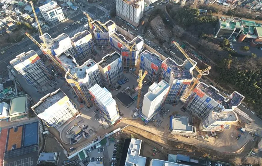더샵 시에르네 2026년 1월 공사 현장